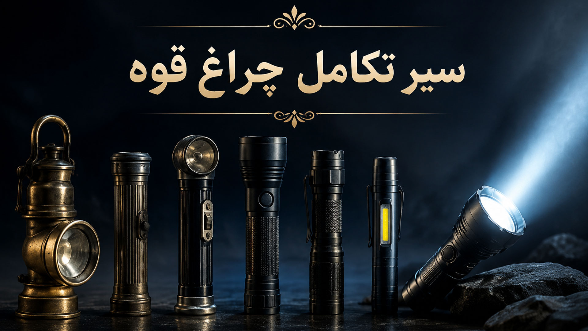 سیر تکامل چراغ قوه
