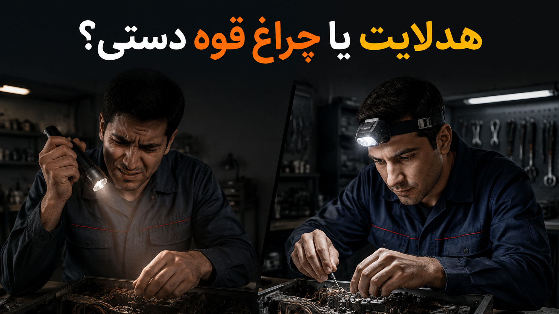 مزایای هدلایت اسمال سان نسبت به چراغ قوه دستی