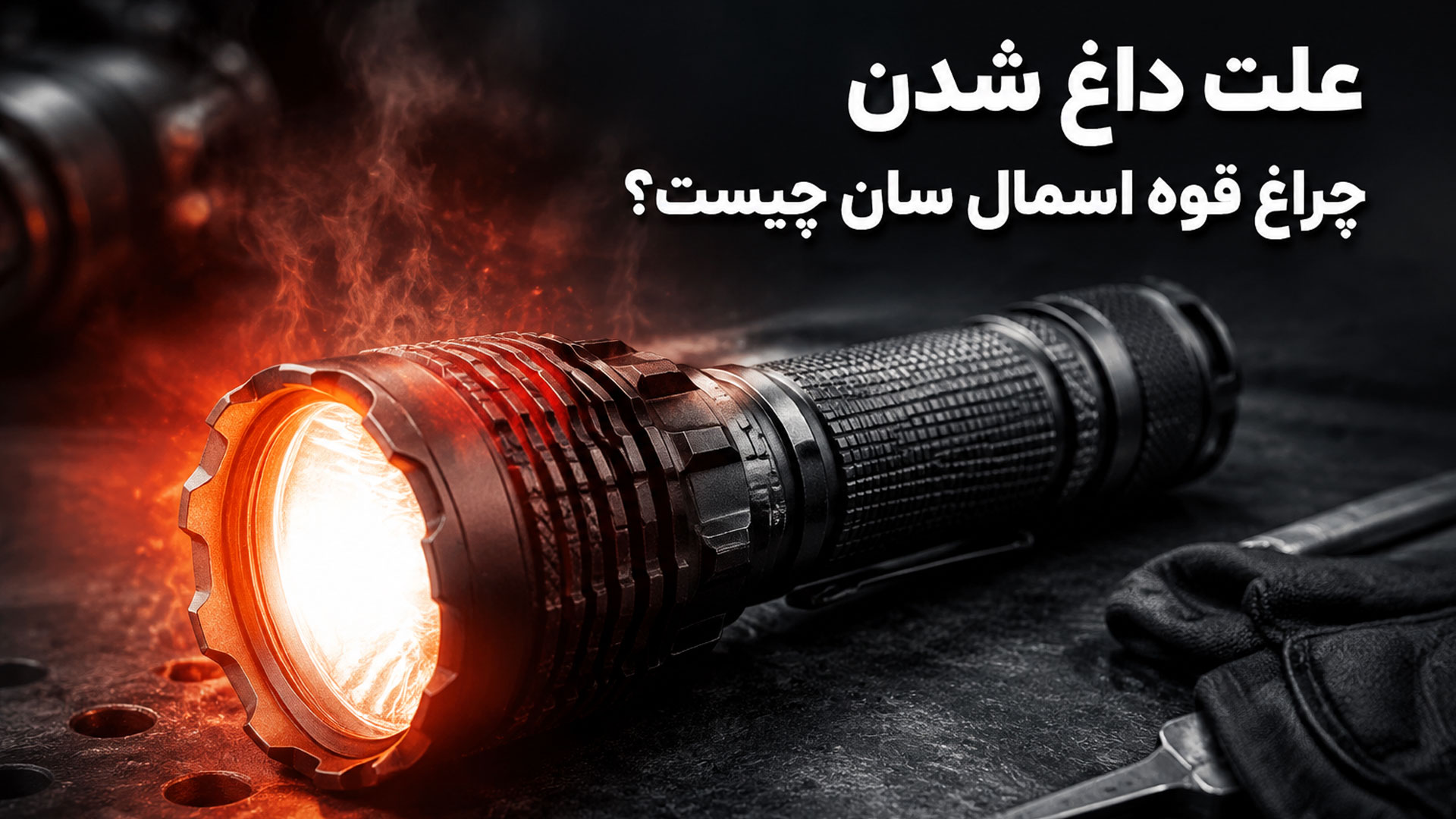 علت داغ شدن چراغ قوه اسمال سان چیست