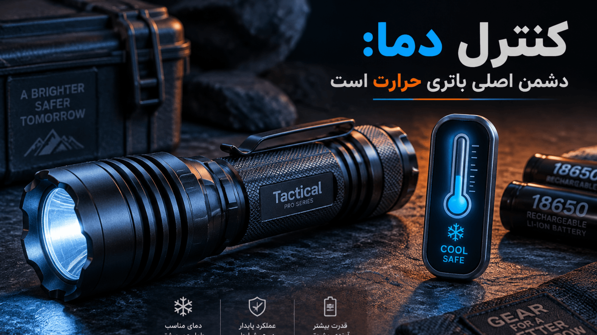 چراغ قوه small sun اورجینال